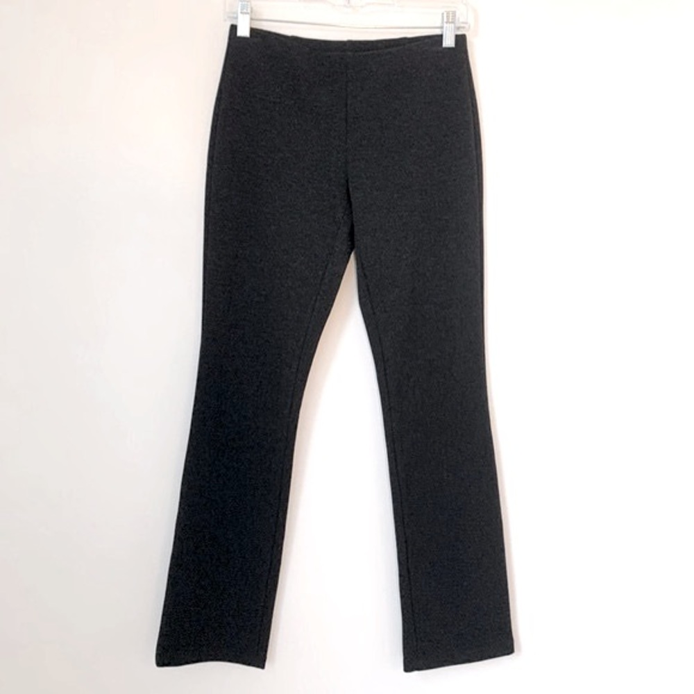Eileen Fisher Capsule Collection Gray Ponte Slim Pants Wrinkle Resistan